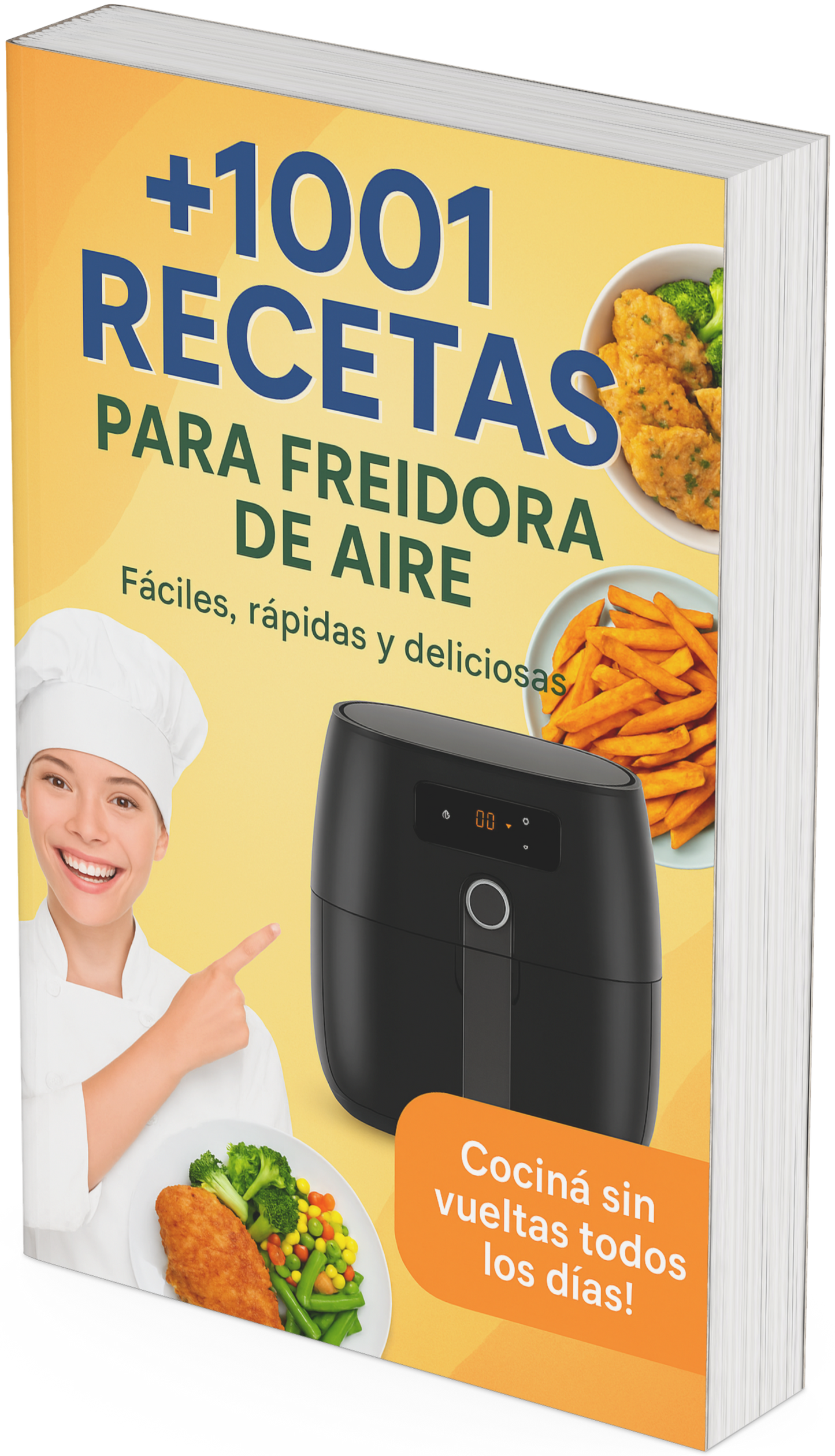 El MegaPack de Oro +1001 Recetas con Freidora de Aire